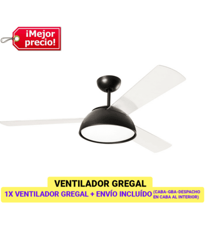 Hot sale ventilador gregal Leds c4 españa